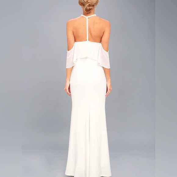 Lulus
Pearls of Wisdom White Pearl Off-the-Shoulder Maxi Dress - Picture 10 of 11